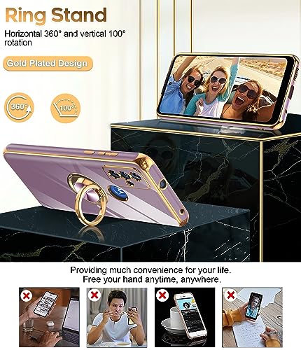 Coque Moto G Play 2023 de protection chic plaquée or rose de style luxe - 3