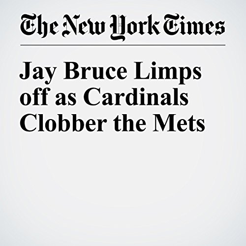 Jay Bruce Limps off as Cardinals Clobber the Mets cover art