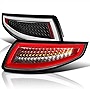 SPEC-D TUNING LED Tail Lights Black Taillight Assembly Compatible with 2005-2008 Porsche 911 997 Carrera/Carrera 4 / Carrera S/Carrera 4S / Targa 4 / Targa 4S, Left + Right Pair Assembly