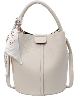 [BATLUTI] バケツ型バッグ ハンドバッグ レディース ショルダーバッグ ポーチ付き 2way キューブ型 ミニバッグ トートバッグ 人気 PUレザー 肩掛け 手提げ バッグ 軽量 ストラップ付き 大容量 おしゃれ