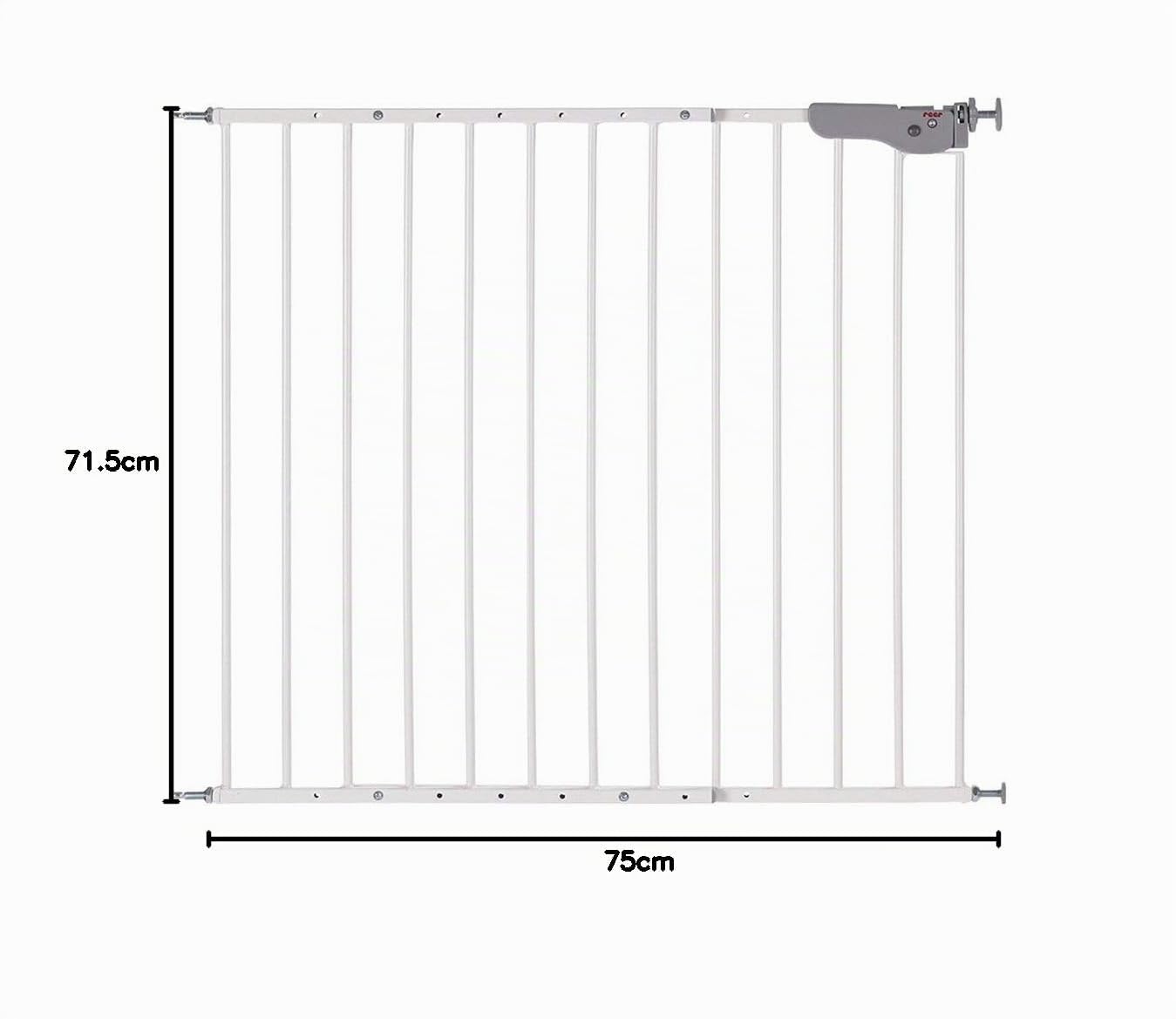 reer Türgitter und Treppengitter Advanced zum Schrauben, stabiler Halt, Durchgangsbreite 75-110cm