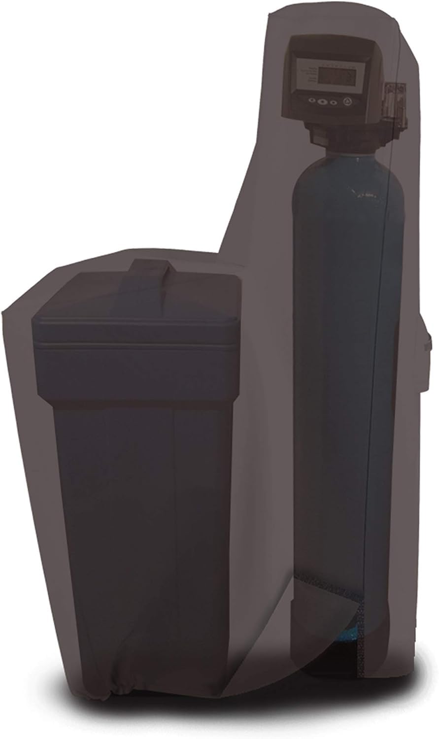 Covers & All Pokrowiec na zmiękczacz wody, 350 ml, wykonany z wodoodpornej, odpornej na promieniowanie UV i odpornej na rozdarcie tkaniny, z kieszeniami powietrznymi i dzielonym zamkiem błyskawicznym (162 cm wys. x 100 cm szer. x 40 cm gł