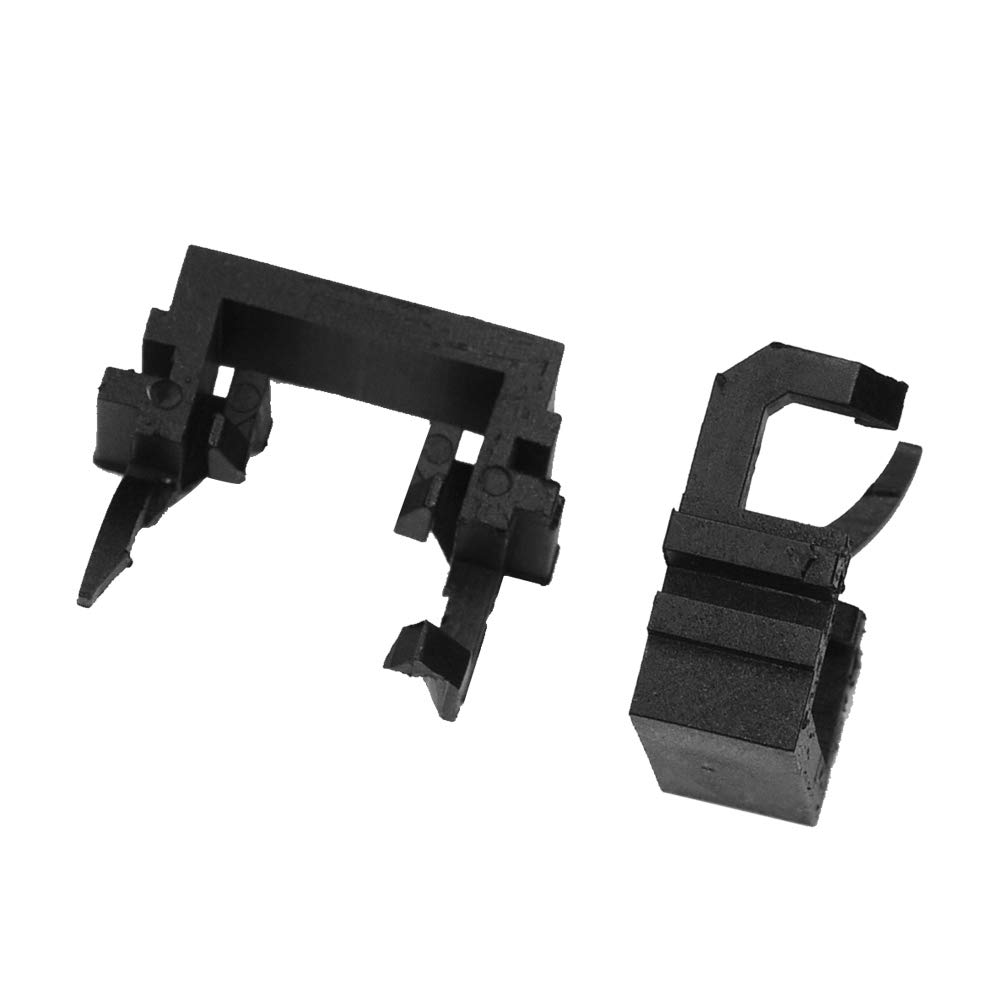 Lot De 2 Adaptateurs Pour Ampoules LED H1 - Pour Phares Ford Focus, Fiesta, Mondeo, Boîtier Plastique Noir