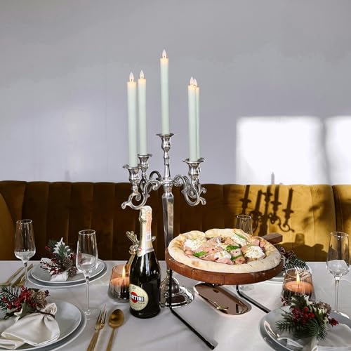 Image of Wondise Real Wax Flameless Taper Candles with Remote and Timer