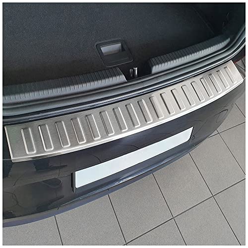 tuning-art BL1001 Protector de Borde de Carga para Volkswagen ID.3 2020- con un Borde, Color:Plata Cover