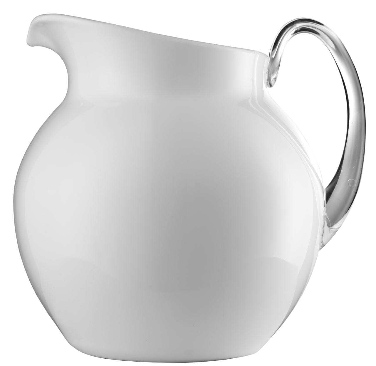 Marioluca Giusti Brocca Pallina Smalto Bianco