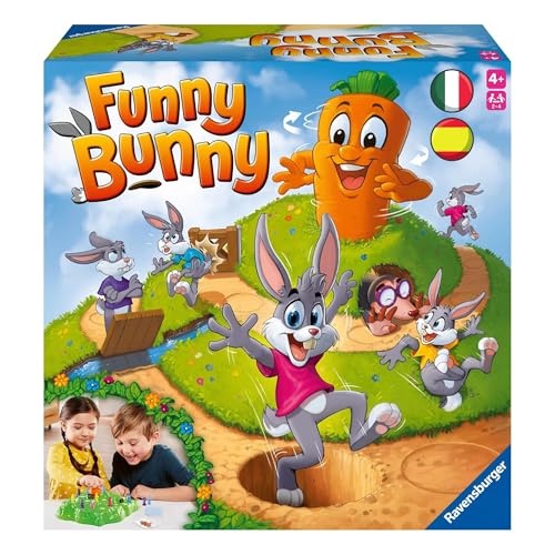 Ravensburger - Funny Bunny, Juegos De Mesa Niños 4 Años,