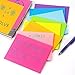 Sticky Notes 8x6 inch Bright Colors Self-Stick Pads 8 Pads/Pack 35 Sheets/Pad Total 280 Sheets
