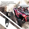 UNIGT 150pcs ATV UTV Body Fastener Rivets Push Pin Compatible with Can Am 293150089 Polaris 7661855 RZR Ranger Suzuki Kawasaki Rancher 90653-HC4-900 Plastic Fender Clips