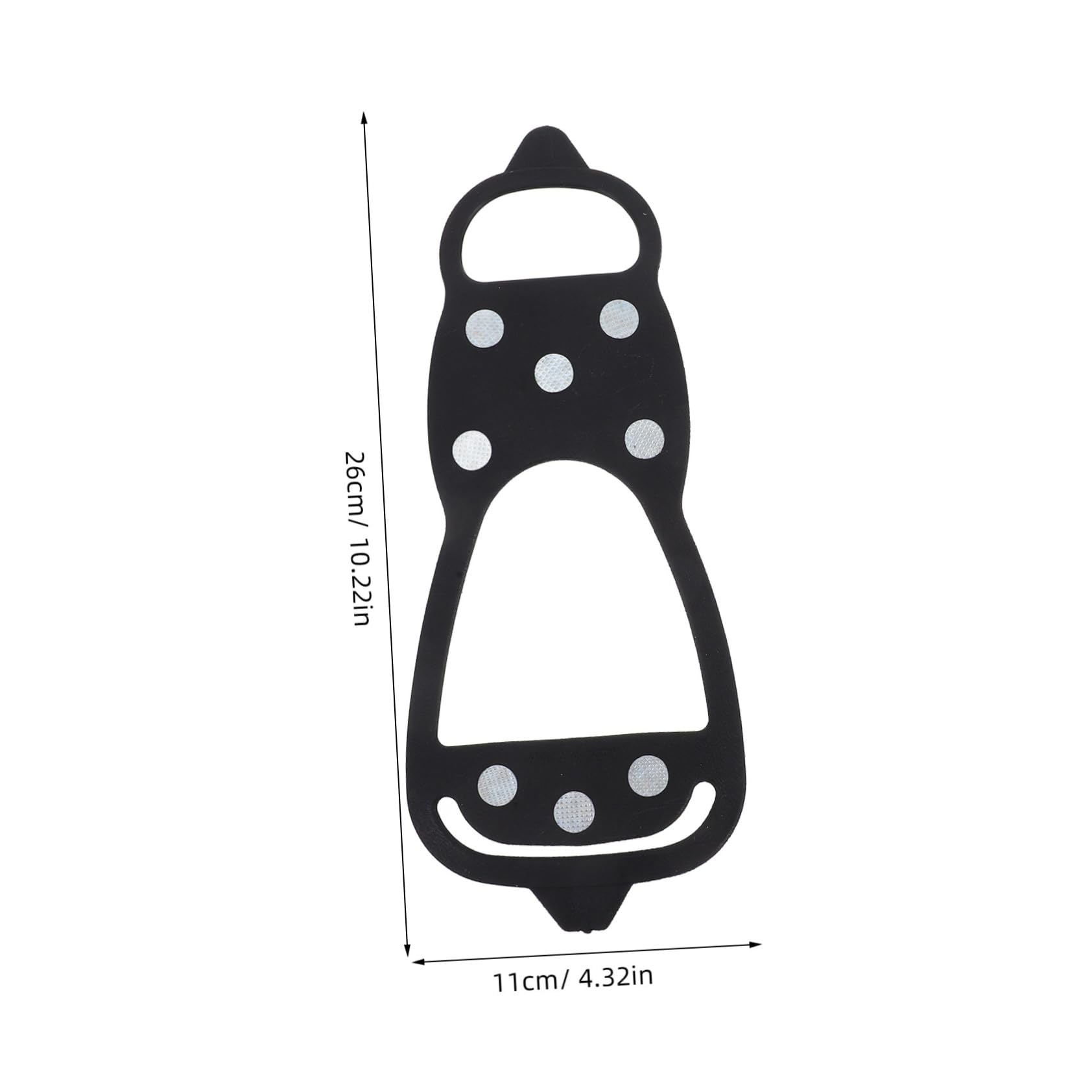 PartyKindom Snow Accessories Walk Traction Cleats Crampons for Hiking Boots Men's Ice Gripper