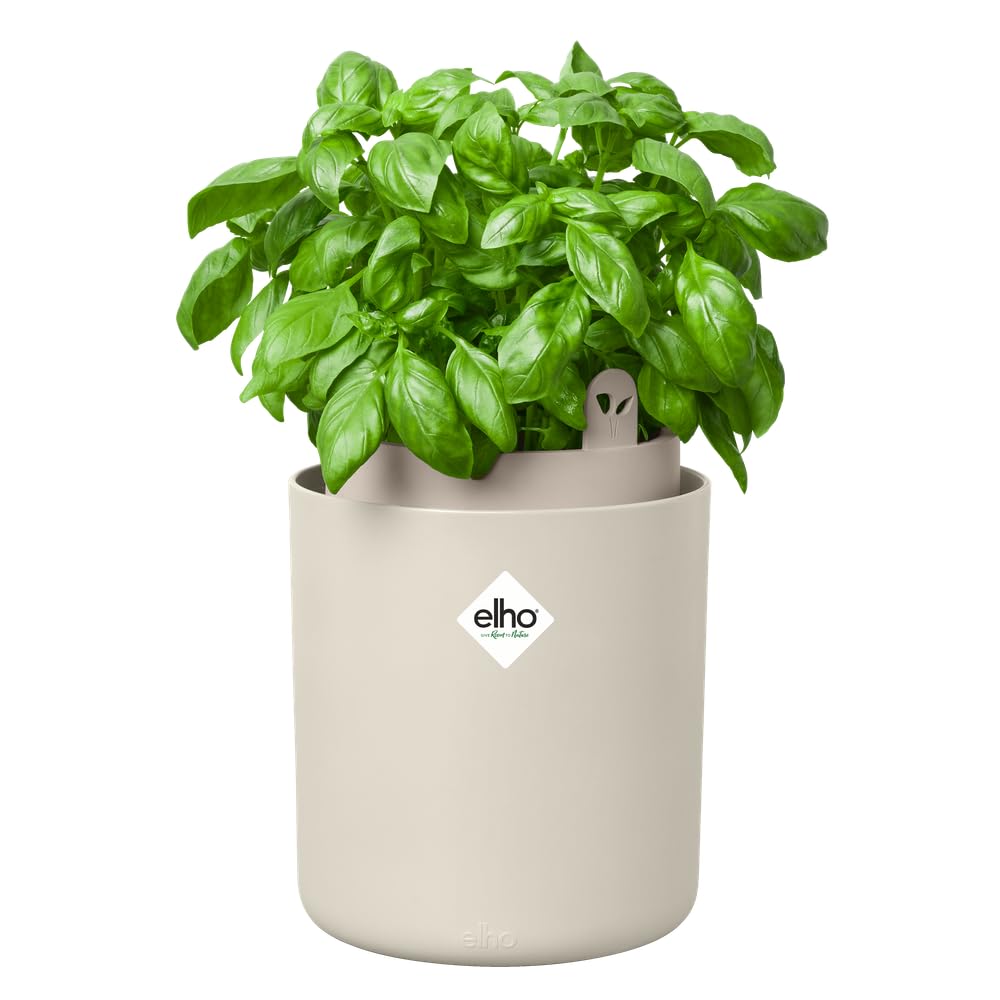 elho Bouncy Basil 16, Self Watering Plant Pot for indoor, Herb Planter made of 100% recycled plastic - Image 3
