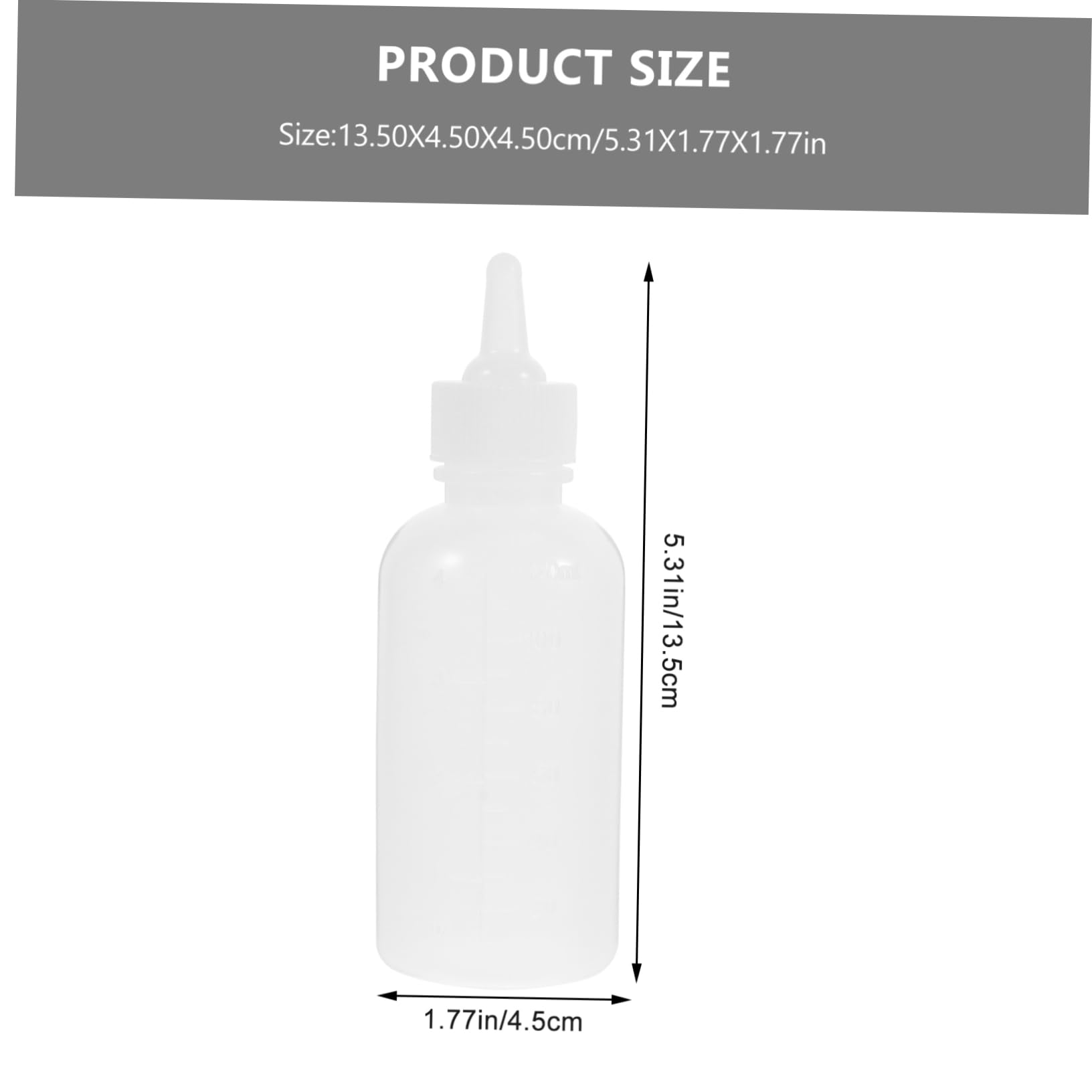 HAPINARY Pet Supply Cat Feeding Bottle Silicone Pet Nurser Small Nursing Bottle for Puppies