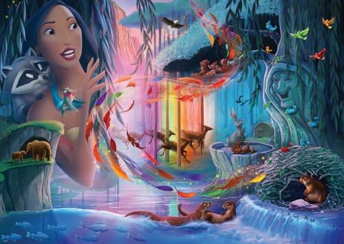 Puzzle 1000 pièces : Pocahontas Ravensburger France - vue 3