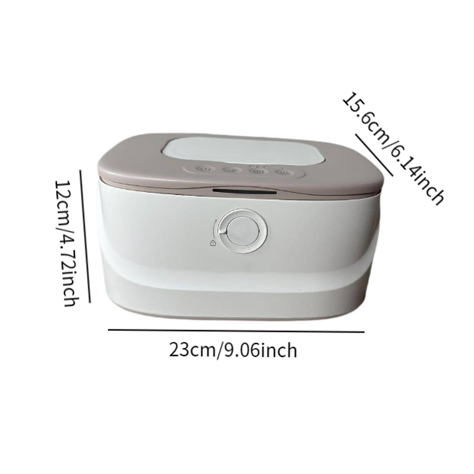 Dispensador USB de Toallitas Húmedas con Calefacción, Solución Portátil para El Hogar Y Los Viajes, Gris