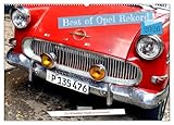  Best of Opel Rekord - Ein Klassiker Made in Germany (Wandkalender 2026 DIN A2 quer), CALVENDO Monatskalender: Der legendäre Opel P1 unterwegs in Kuba