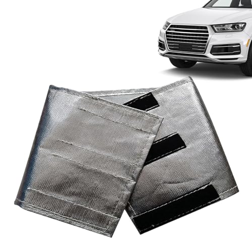 Barrera térmica de protección con escudo adhesivo universal para evitar el calor del escape