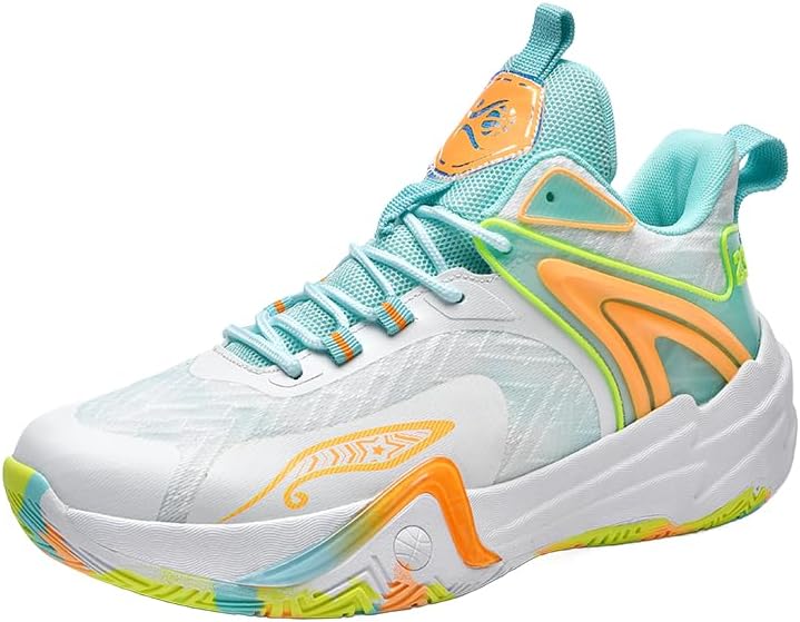 Basketball Shoes for Women Fashion High Top Athletic Sneakers Lightweight Volleyball Shoes Walking Running Outdoor Sport Shoes