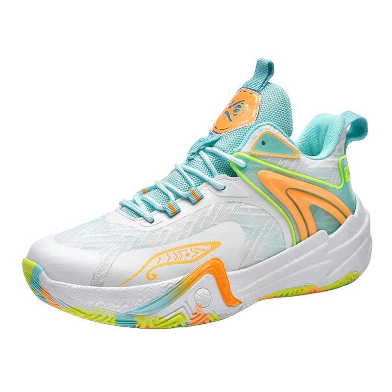 Basketball Shoes for Women Fashion High Top Athletic Sneakers Lightweight Volleyball Shoes Walking Running Outdoor Sport Shoes