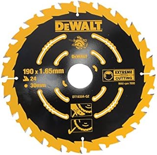 DeWalt DT10304-QZ 190 x 30mm 24-Tooth Corded Extreme Framing Circular Saw Blade