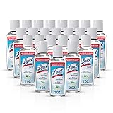 Lysol Mini Hand Sanitizer Travel Size 2oz, Pack of 24 (24x2oz) 70% Ethyl Alcohol, Lemon Scented