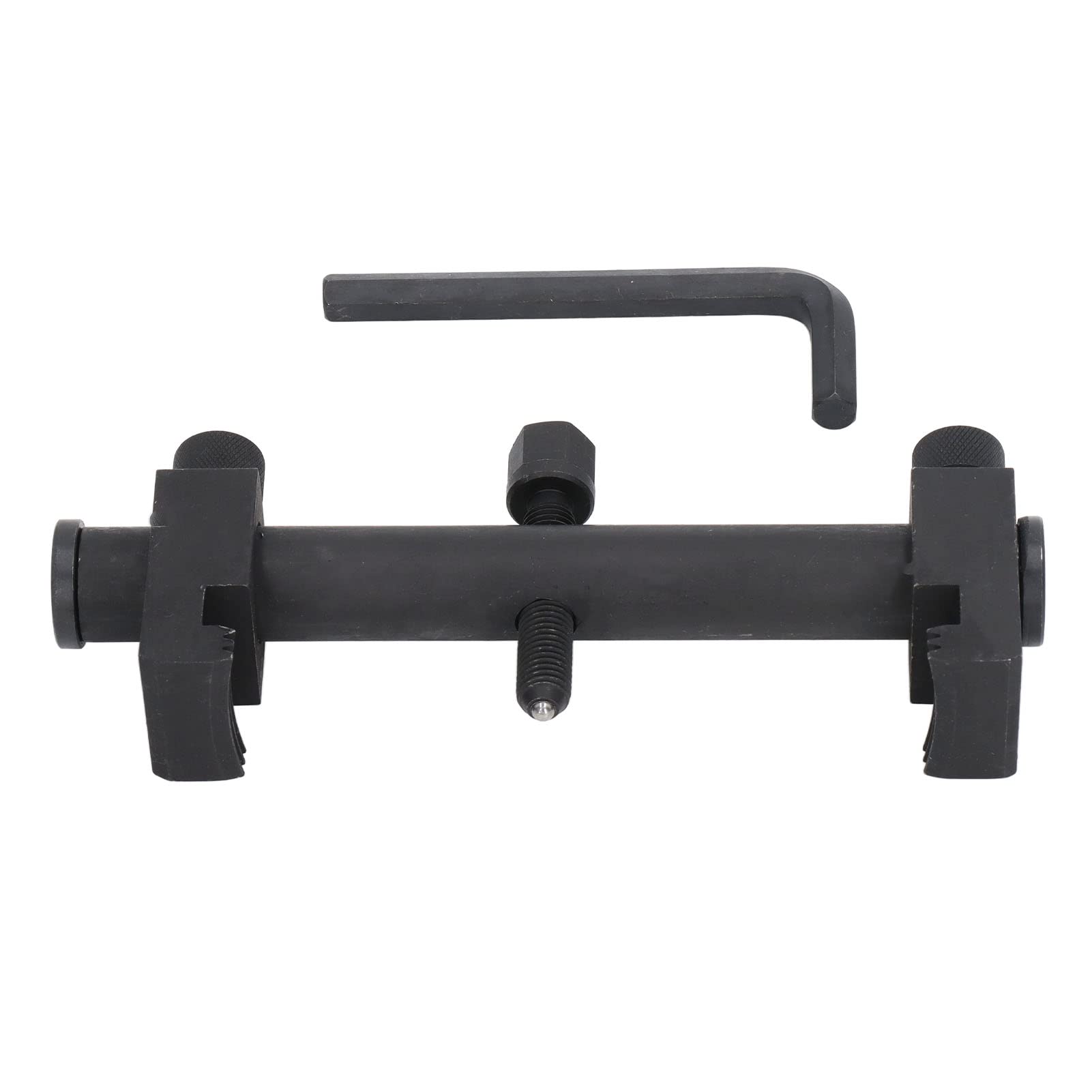 KIMISS Extractor de Cigüeñal de Polea, Extractor de Polea de Transmisión Acanalada Universal, Extractor de Cigüeñal de Acero Al Carbono, Herramienta de Reparación de Automóviles Ajustable