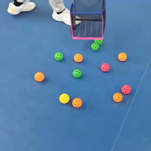 Miniatura 7 de 35 Pickleball Pick Up Coleccionador de pelotas de béisbol, cesta de tolva contenedor para recolección y almacenamiento, herramienta de entrenamiento