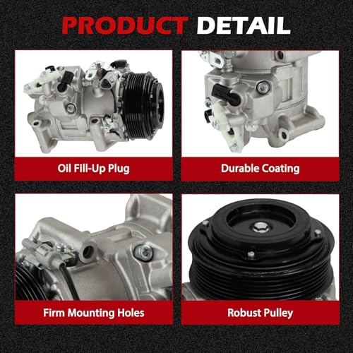 Autodevil AC Compressor 8315 Fit for 2013-2018 Camry Avalon ES350 GS350 Highlander A/C with Clutch Replace for 157369, 98315, 4711017, 6512814, 7512814 by Autodevil - Used condition - Image 5