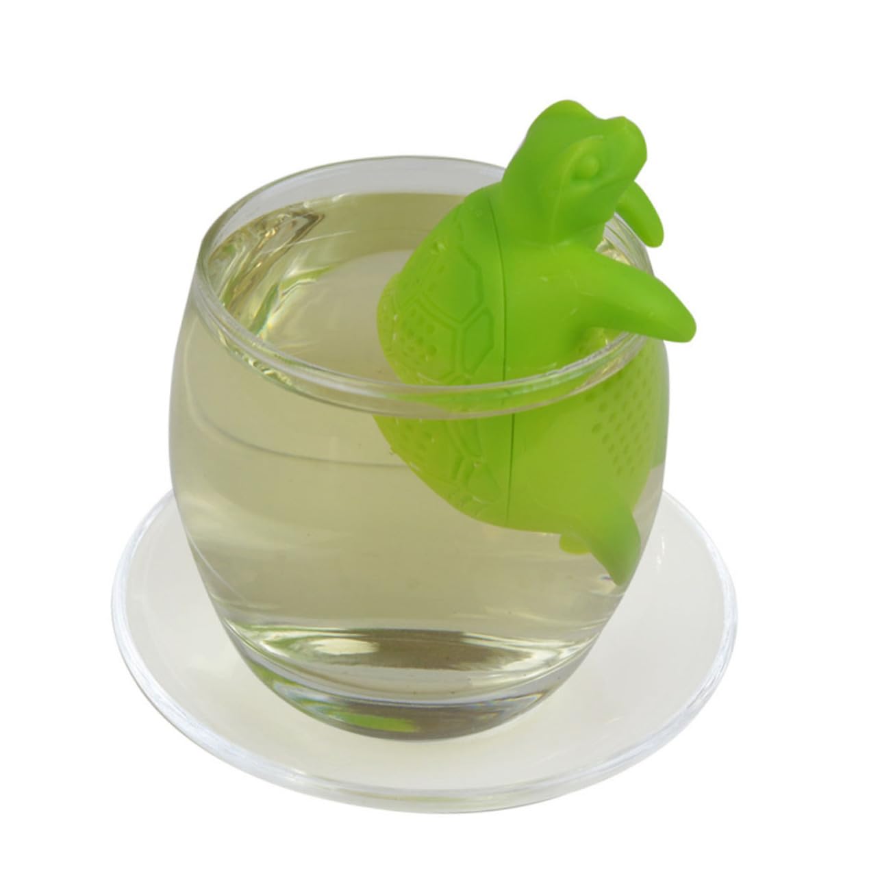 TOPBATHY 6piezas Infusor De De Forma De Tortuga Colador De Para Sueltas De Cocina Divertidas y Prácticas Verde