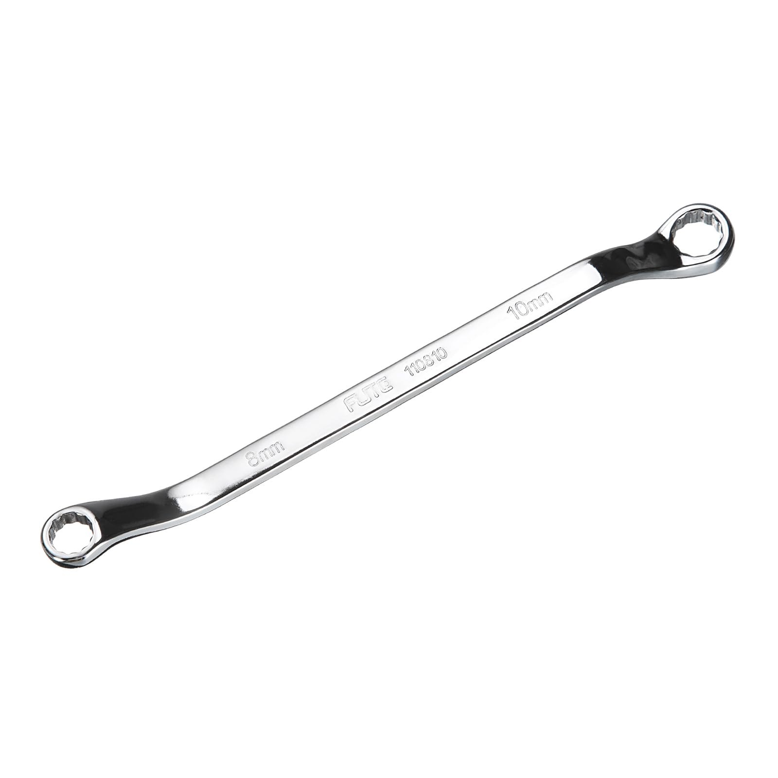QUARKZMAN 45-stopniowy podwójny klucz oczkowy offsetowy 8 mm x 10 mm metryczny 12-punktowy chromowany lustrzany klucz oczkowy CR-V długi klucz oczkowy jakość przemysłowa klucz oczkowy Torx narzędzie