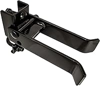 Vista 1 de 2-3/8" Brazo fuerte solo puerta pestillo (negro)