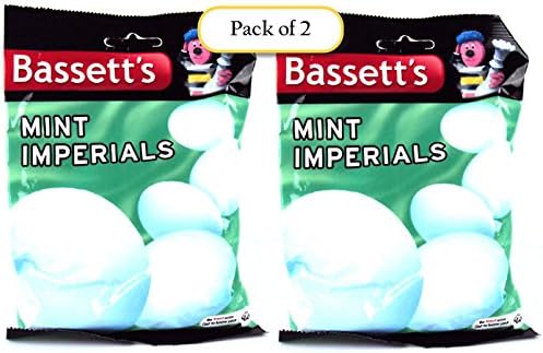Bassetts Mint Imperials, 200g Bag (Pack of 2)