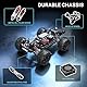 YONCHER YC380 PRO Ferngesteuertes Auto,1:16 Bürstenloser Motor 68 KM/H, 4WD Offroad RC Auto für Erwachsene, 2.4G Proportional Hobby Monster Truck Buggy, Mit 2 Akku für Outdoor