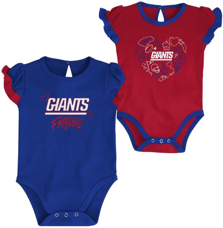 Outerstuff NFL - Conjunto de 2 piezas para recién nacidos con diseño de enredadera