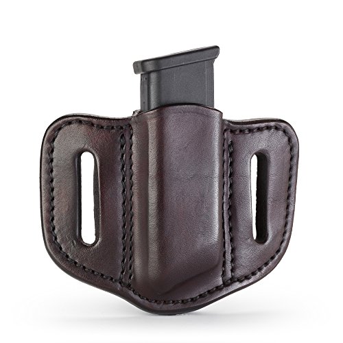 1791 GUNLEATHER Mag Pouch for Double Stack Magazines, OWB Magazine Holster for Belts