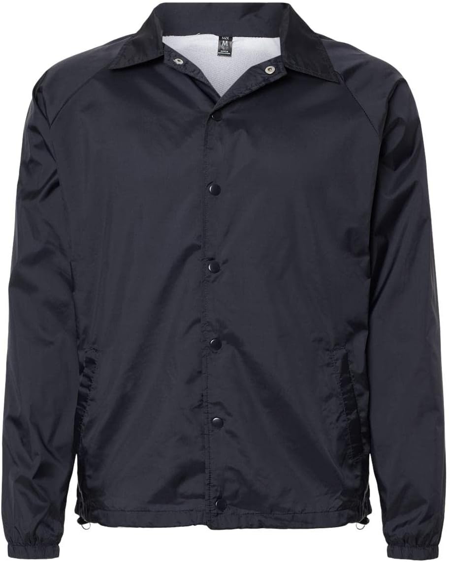 Burnside - Coaches Jacket - 9718 - L - Navy
