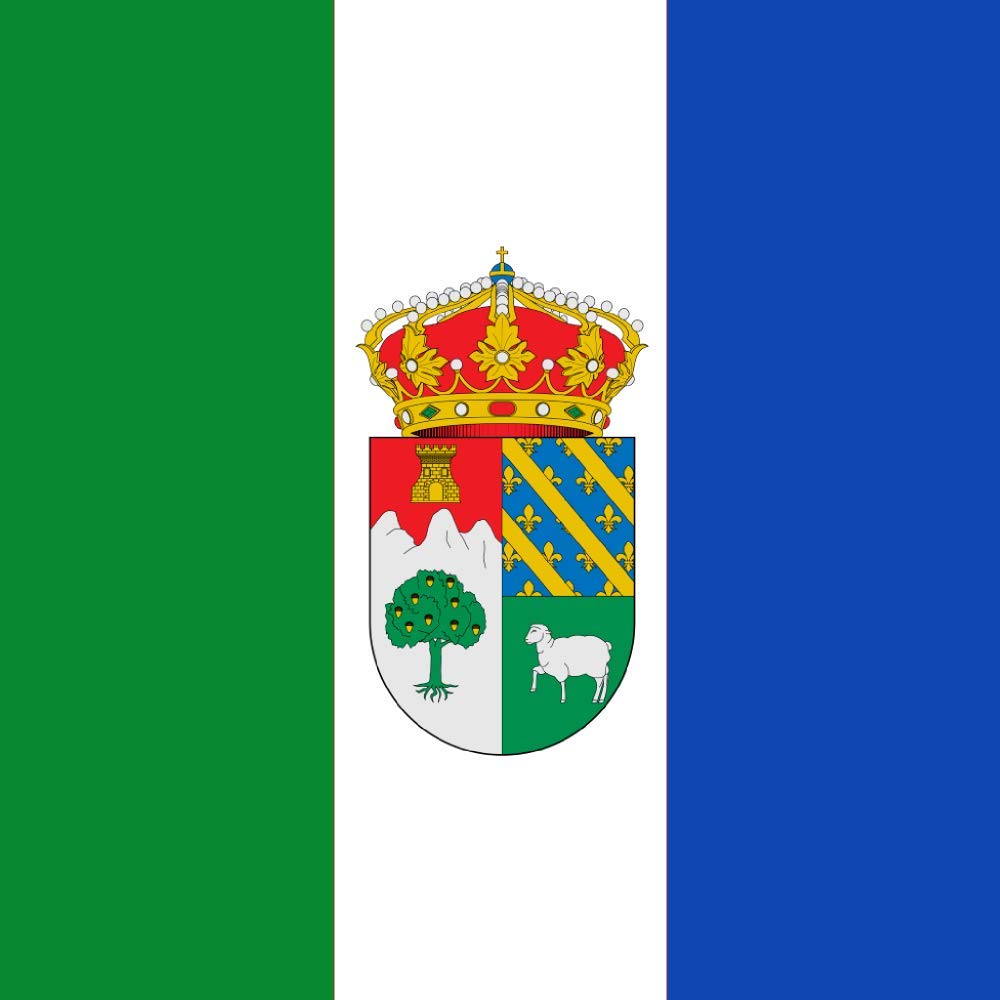 Drapeau Tinieblas de la Sierra Burgos carré grand ornement mural de tradition espagnole