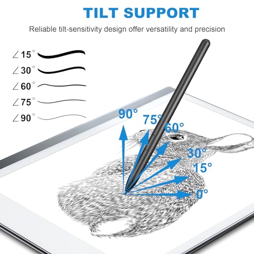 Image of Digital EMR Stylus for Remarkable 2,Replacement Pens Compatible with Remarkable 2 Tablet /Remarkable /Wacom /SuperNote Device, 4096 Pressure Level, Palm Rejection (Includes 2 Pen Tips)