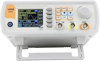 MeterTo 2015H DDS 2 Channel Signal Function Generator Arbitrary Waveform Frequency Meter, 0-15MHz, 150nS-4000S, USB Software