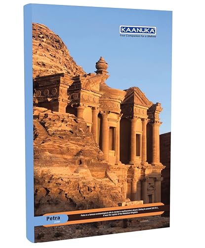 Image of KAANUKA Long Size Notebook Combo | Pack Of 3 Ruled+3 Unruled | 172 Pages | Single Line & Plain | Long Size 27.2cm X 16.7cm | Sets Of 6 Notebooks For School & College Students