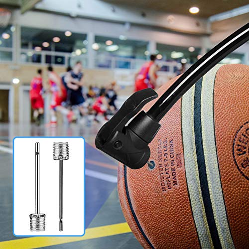 MENOLY Air Pump Needle 50 Pcs, Ball Pump Needle Ball Inflation Needle for Football Basketball Soccer Volleyball Handball Netball Rugby Balls with Storage Box - Thumbnail 7