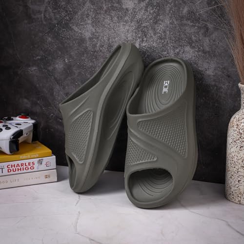 Image of Hygear Men's Radar EVA Slides | Ultra Soft Cushion | Lightweight | Waterproof | Stylish |Anti-Skid | Comfortable Everyday Slides for Men