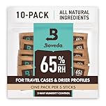 Boveda 65% Two-Way Humidity Control Packs for Storing Up to 5 Items – Size 8 – 10 Pack – for Small Travel Boxes – Moisture Absorbers – Humidifier Packs – Hydration Packets in Resealable Bag