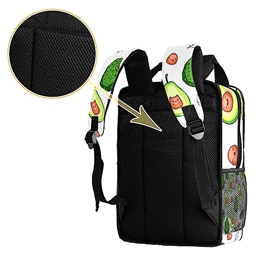 Sac à dos pour garçons motifs fruits avocat coloré 35cm