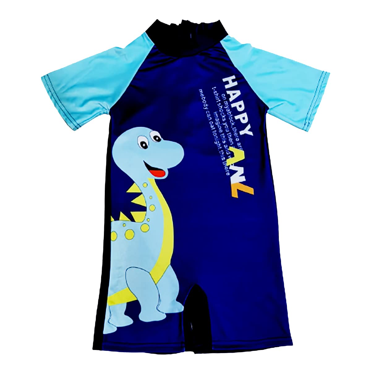 FancyDressWaleSwimming Suit for Girls and Boys, Half Sleeves Swim wear Multicolor