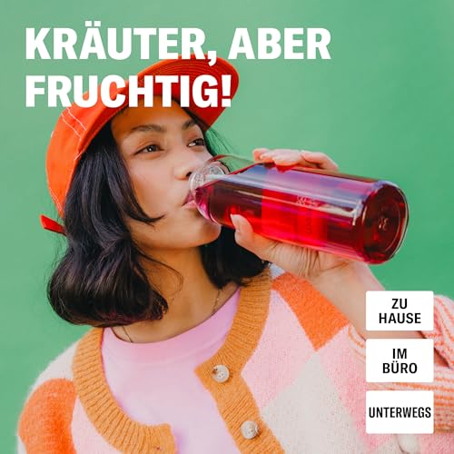 waterdrop® x Ricola – 48 Waterdrop Würfel mit Alpenkräutern & Früchten - Himbeere Melisse, Zitrone Minze, Granatapfel Minze & Zitrone Verbene – Wassergeschmack ohne Zucker mit Vitaminen C, B3, B12