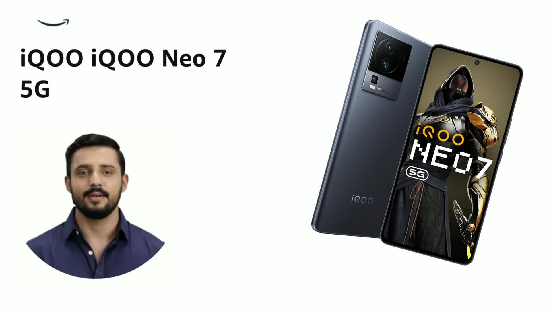 Refurbished) iQOO Neo 7 5G (Interstellar Black, 8GB RAM, 128GB