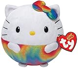 Ty Beanie Ballz Hello Kitty Rainbow Plush