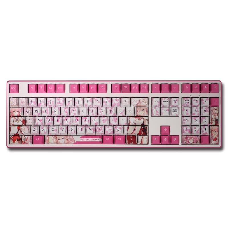 Amazon | 原神グッズ 八重神子(やえみこ) キーキャップ PBT染め 昇華 Amazon | 原神グッズ 八重神子(やえみこ) キーキャップ PBT染め 昇華