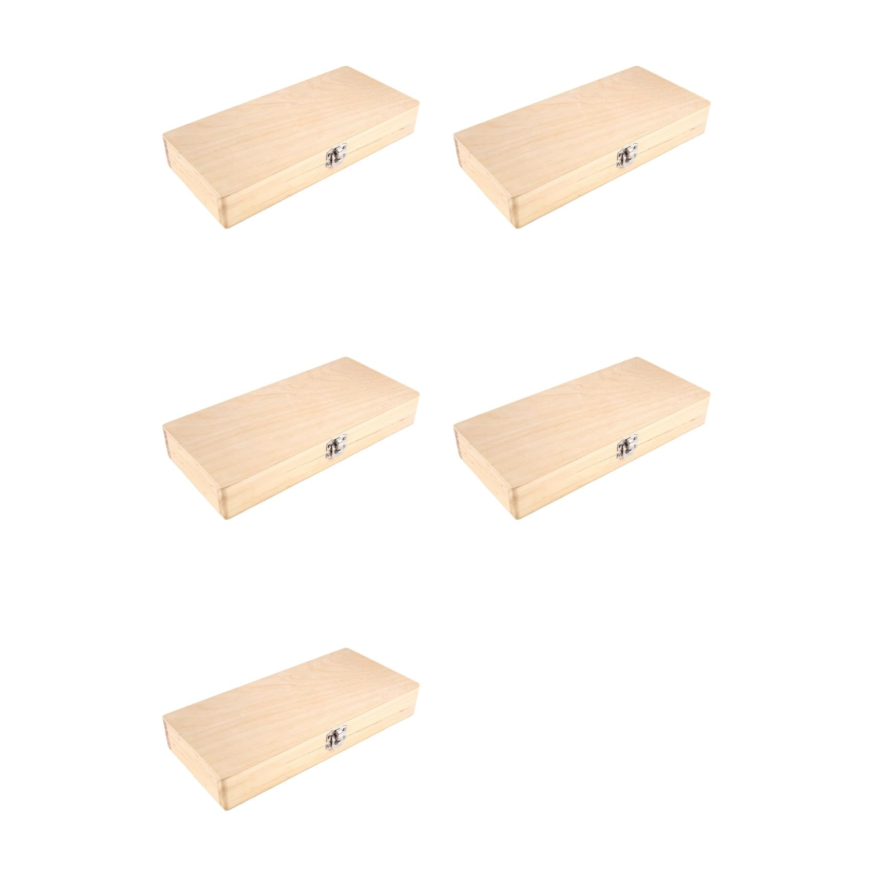 Boîte de lames de microscope en bois pour rangement de 50 préparations