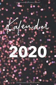 Kalender 2020 : Wochenplaner, Terminplaner, Terminkalender Zum Planen, Organisieren und Notieren Deiner Termine - Januar 2020 - Dezember 2020 - Cover Mit Bokeh Design